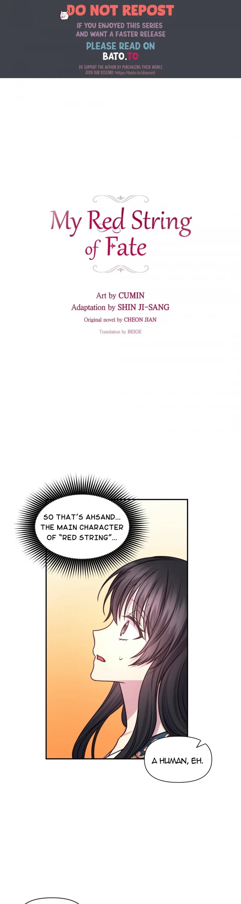 Beware of the Red Thread Chapter 39 page 1 - Chapter 39