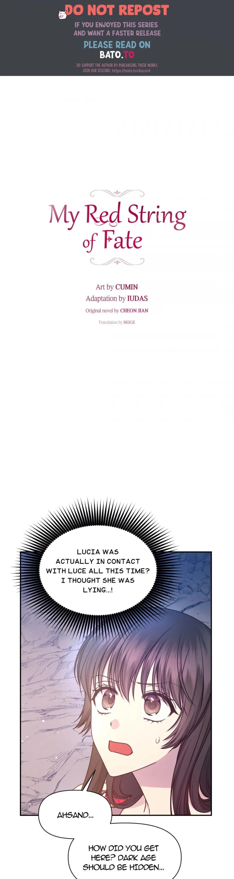 Beware of the Red Thread Chapter 63 page 1 - Chapter 63: Season 2 Finale