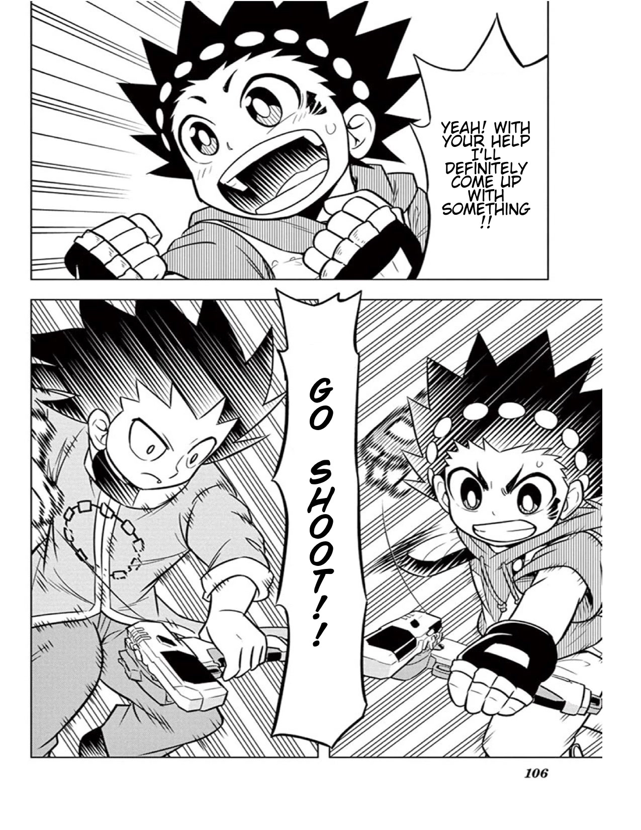 Beyblade Burst Chapter 12 page 15 - Chapter 12: Twin-Winged wall, Flying Dragon Wyvern!!