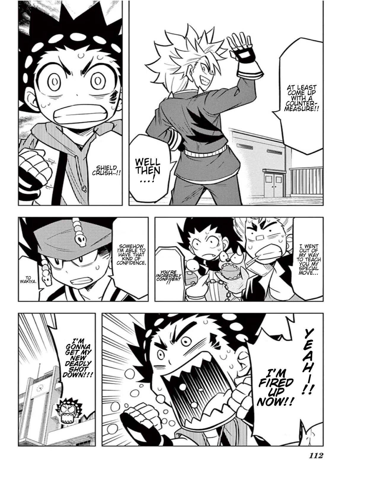Beyblade Burst Chapter 12 page 21 - Chapter 12: Twin-Winged wall, Flying Dragon Wyvern!!
