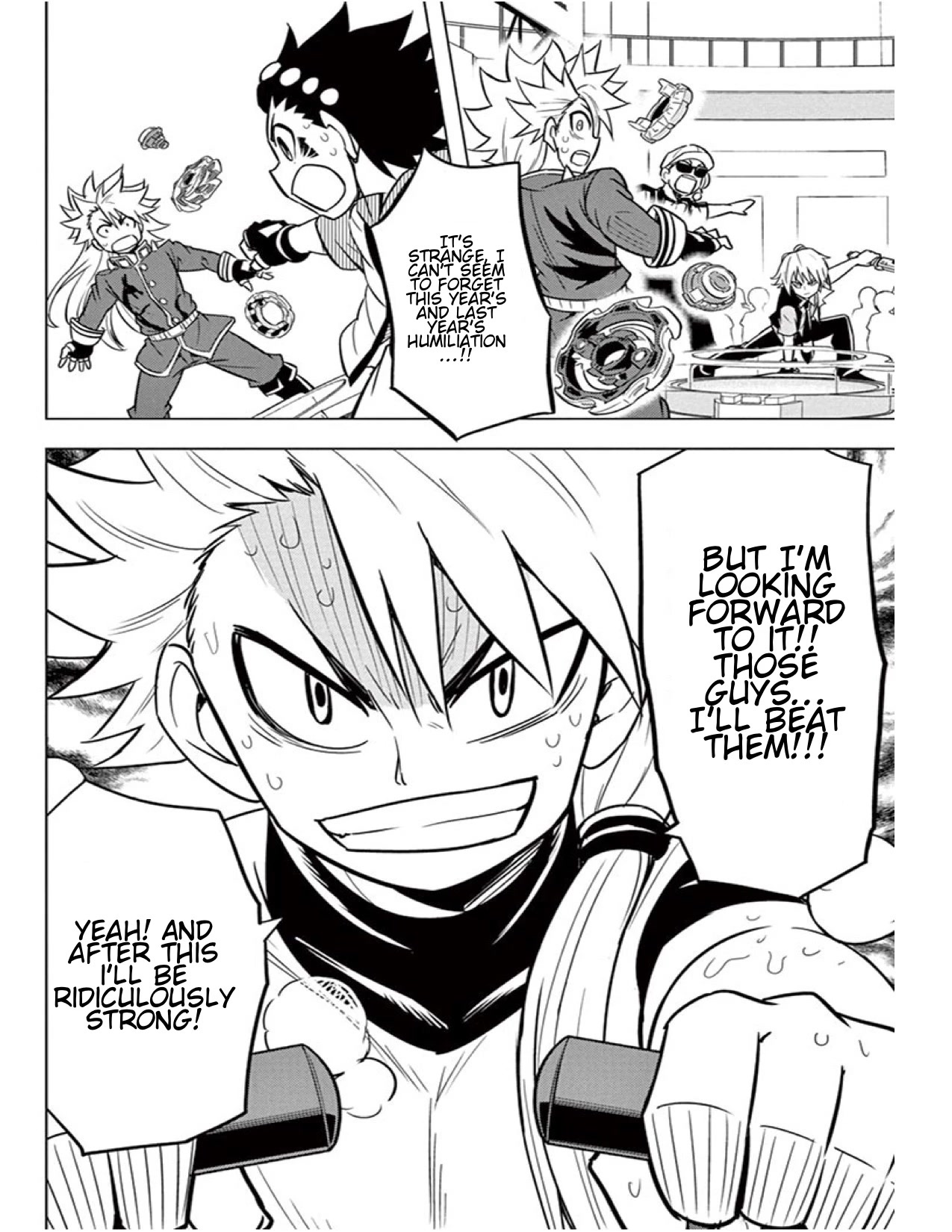 Beyblade Burst Chapter 12 page 23 - Chapter 12: Twin-Winged wall, Flying Dragon Wyvern!!