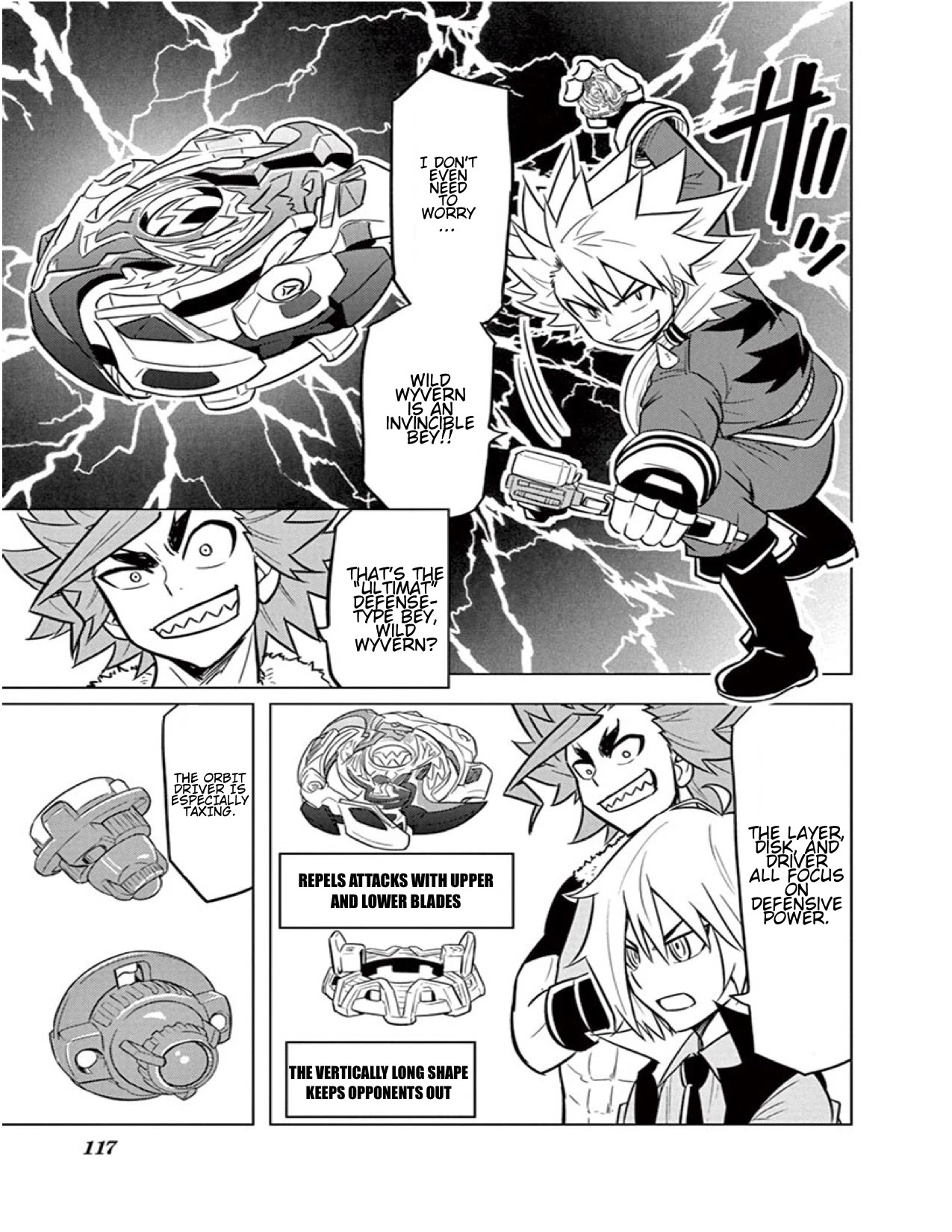 Beyblade Burst Chapter 12 page 26 - Chapter 12: Twin-Winged wall, Flying Dragon Wyvern!!