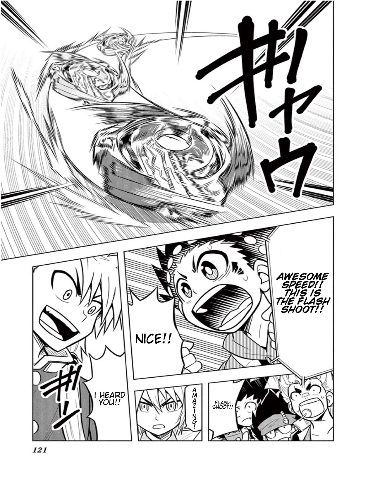Beyblade Burst Chapter 12 page 30 - Chapter 12: Twin-Winged wall, Flying Dragon Wyvern!!