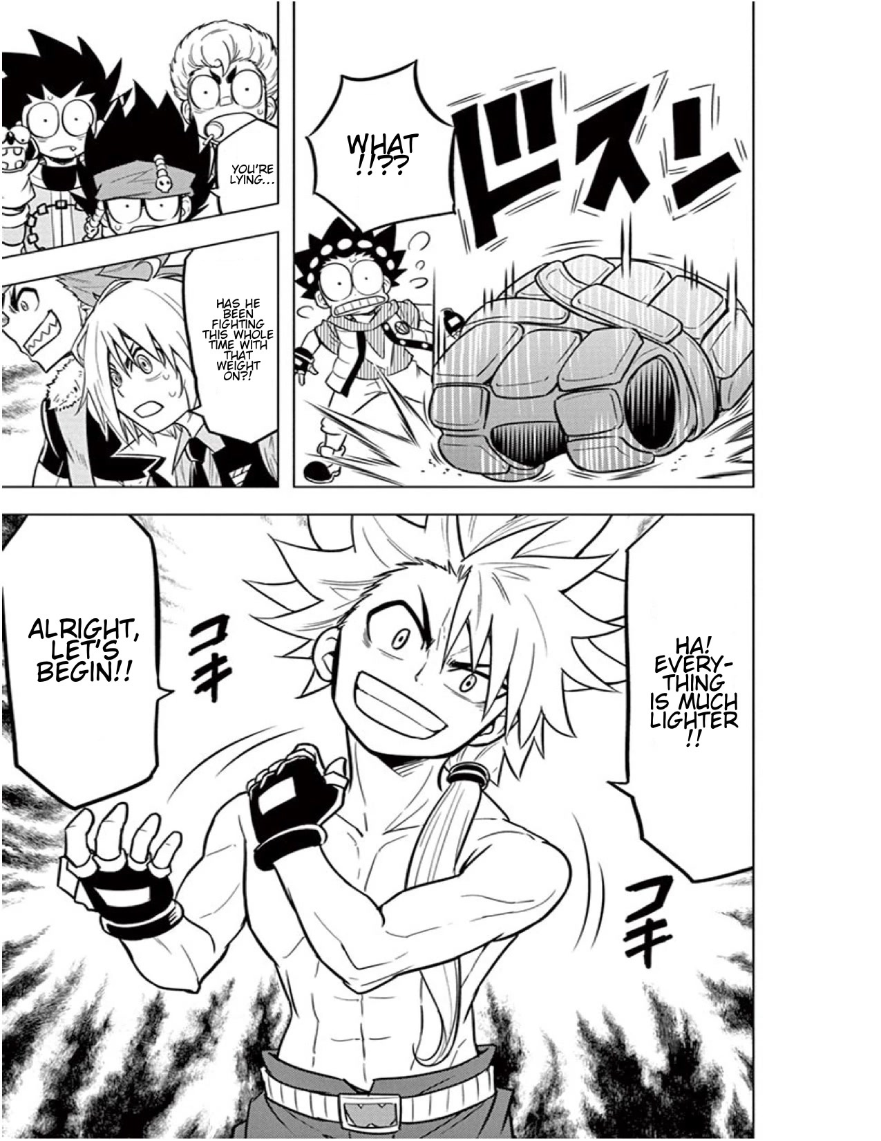Beyblade Burst Chapter 12 page 38 - Chapter 12: Twin-Winged wall, Flying Dragon Wyvern!!