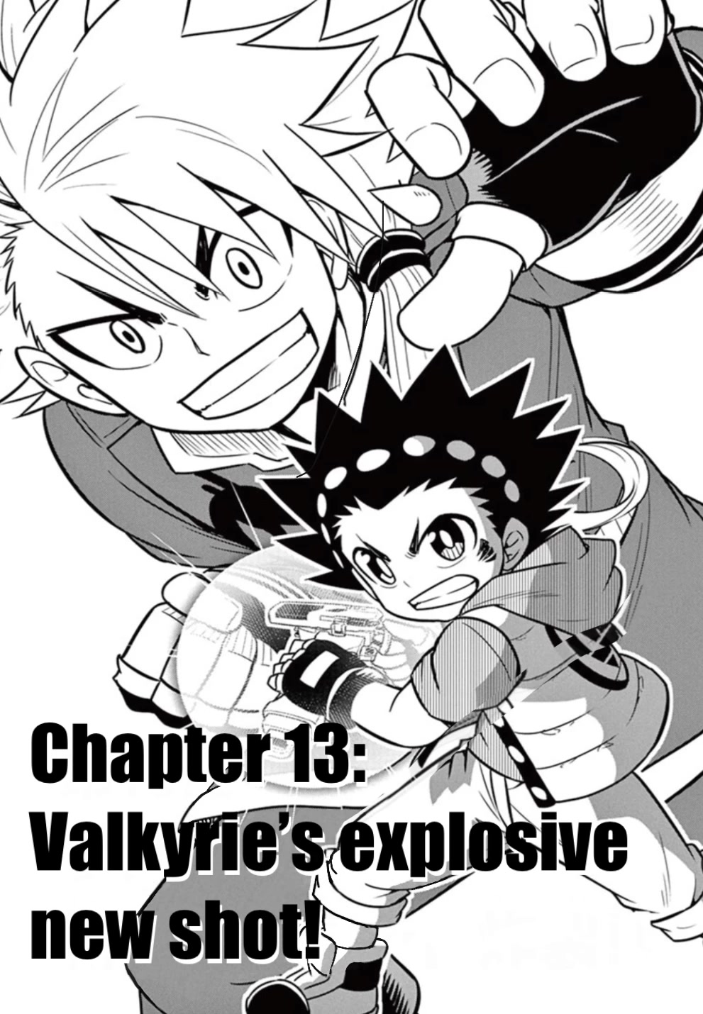 Beyblade Burst Chapter 13 page 1 - Chapter 13: Valkyrie's Explosive New Shot!