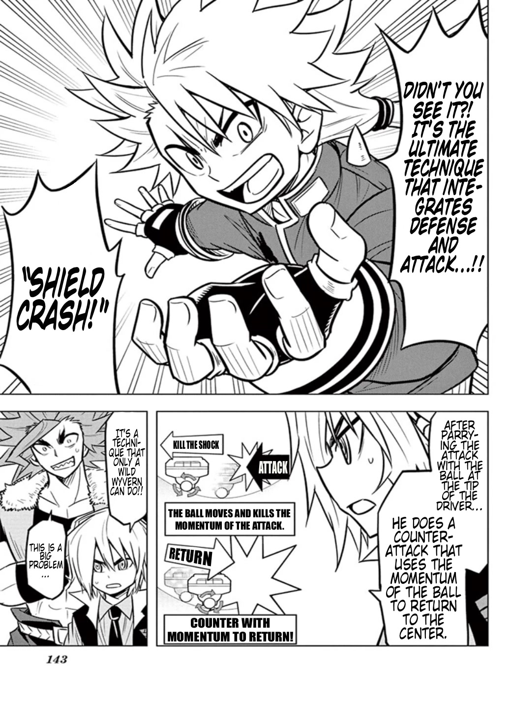 Beyblade Burst Chapter 13 page 13 - Chapter 13: Valkyrie's Explosive New Shot!