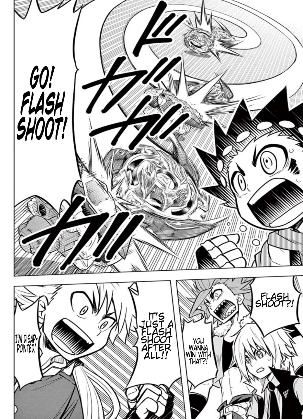 Beyblade Burst Chapter 13 page 25 - Chapter 13: Valkyrie's Explosive New Shot!