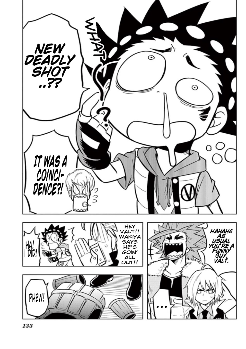 Beyblade Burst Chapter 13 page 3 - Chapter 13: Valkyrie's Explosive New Shot!