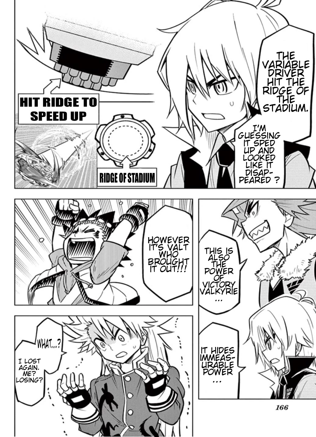 Beyblade Burst Chapter 13 page 33 - Chapter 13: Valkyrie's Explosive New Shot!