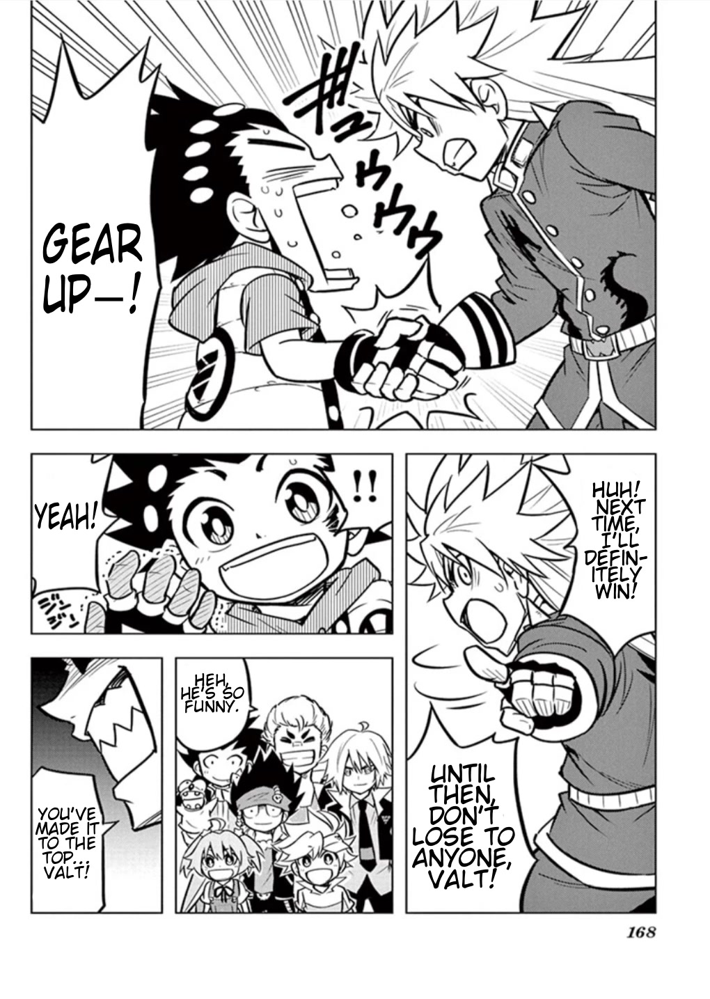 Beyblade Burst Chapter 13 page 35 - Chapter 13: Valkyrie's Explosive New Shot!