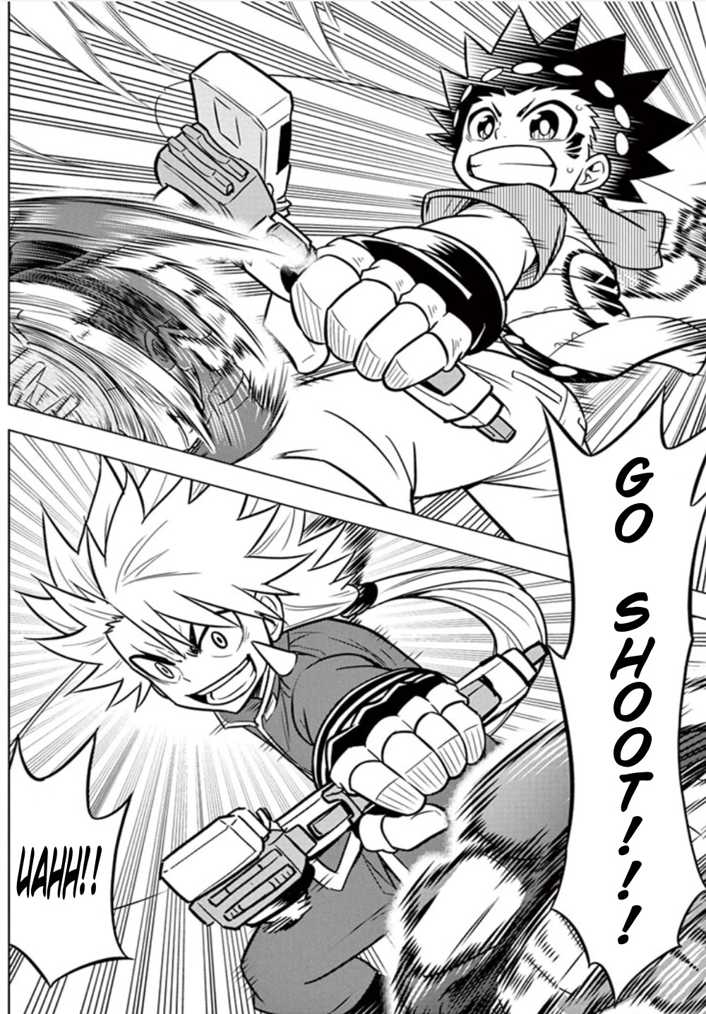 Beyblade Burst Chapter 13 page 6 - Chapter 13: Valkyrie's Explosive New Shot!