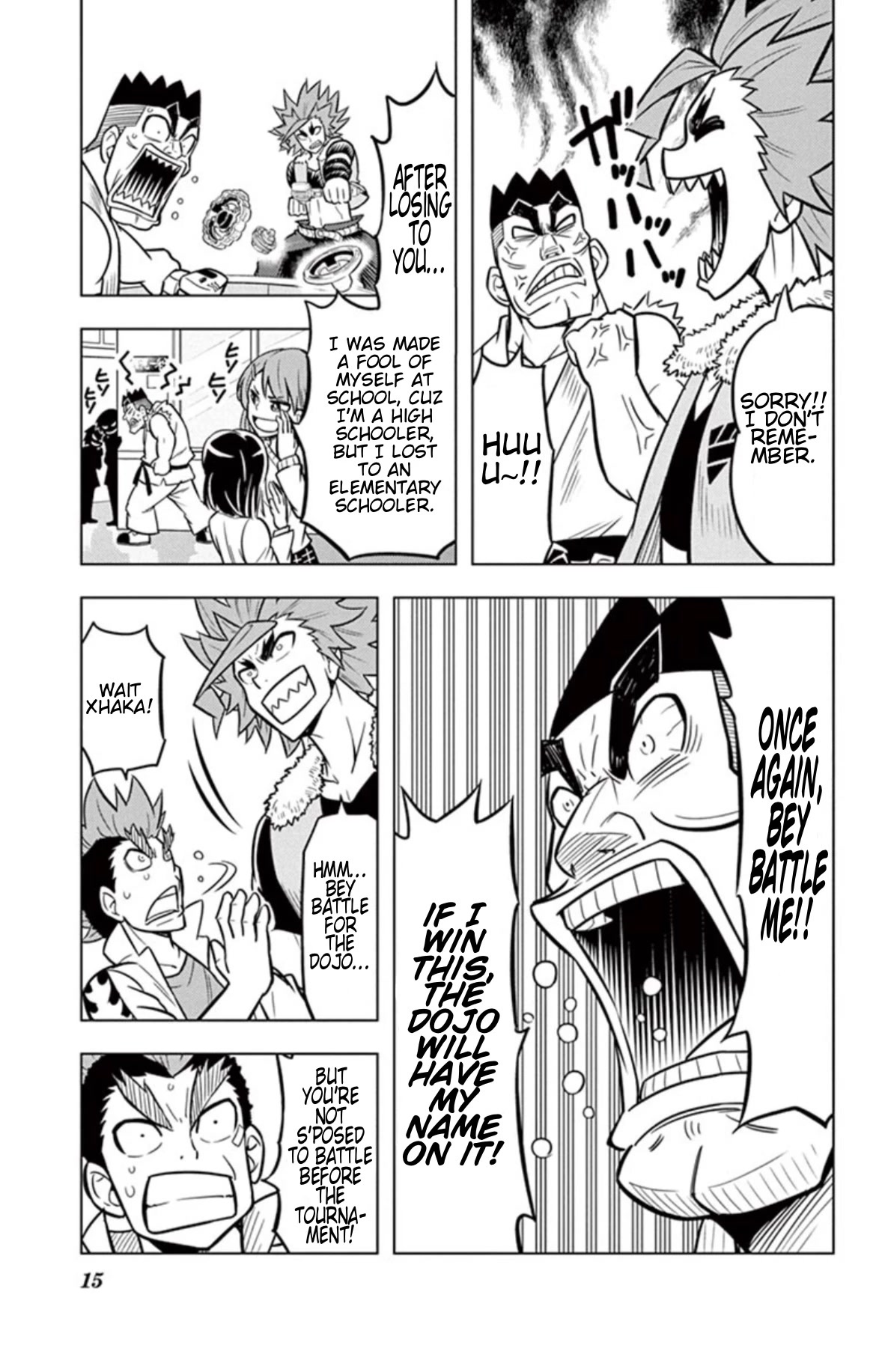 Beyblade Burst Chapter 14.5 page 14 - Chapter 14.5