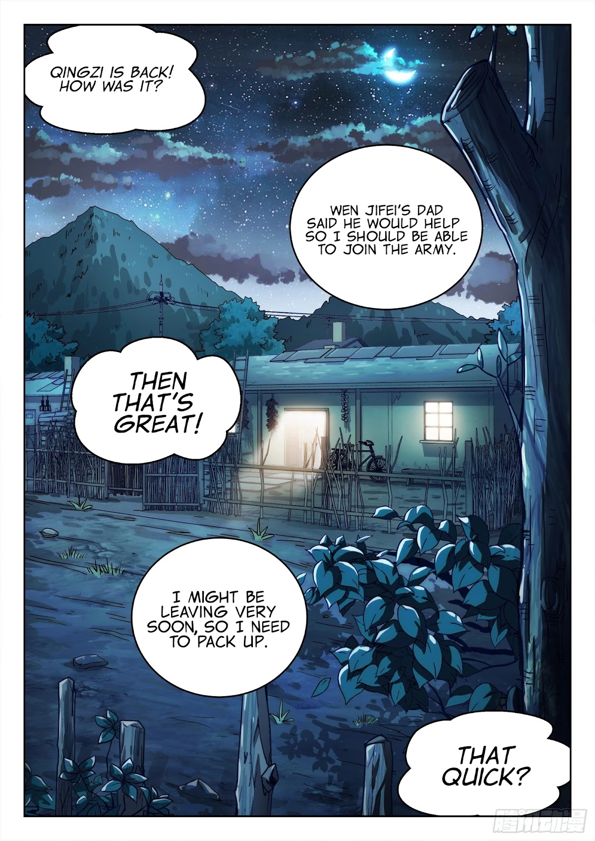 Beyond the Sky Chapter 11 page 1 - Chapter 11: Send-Off