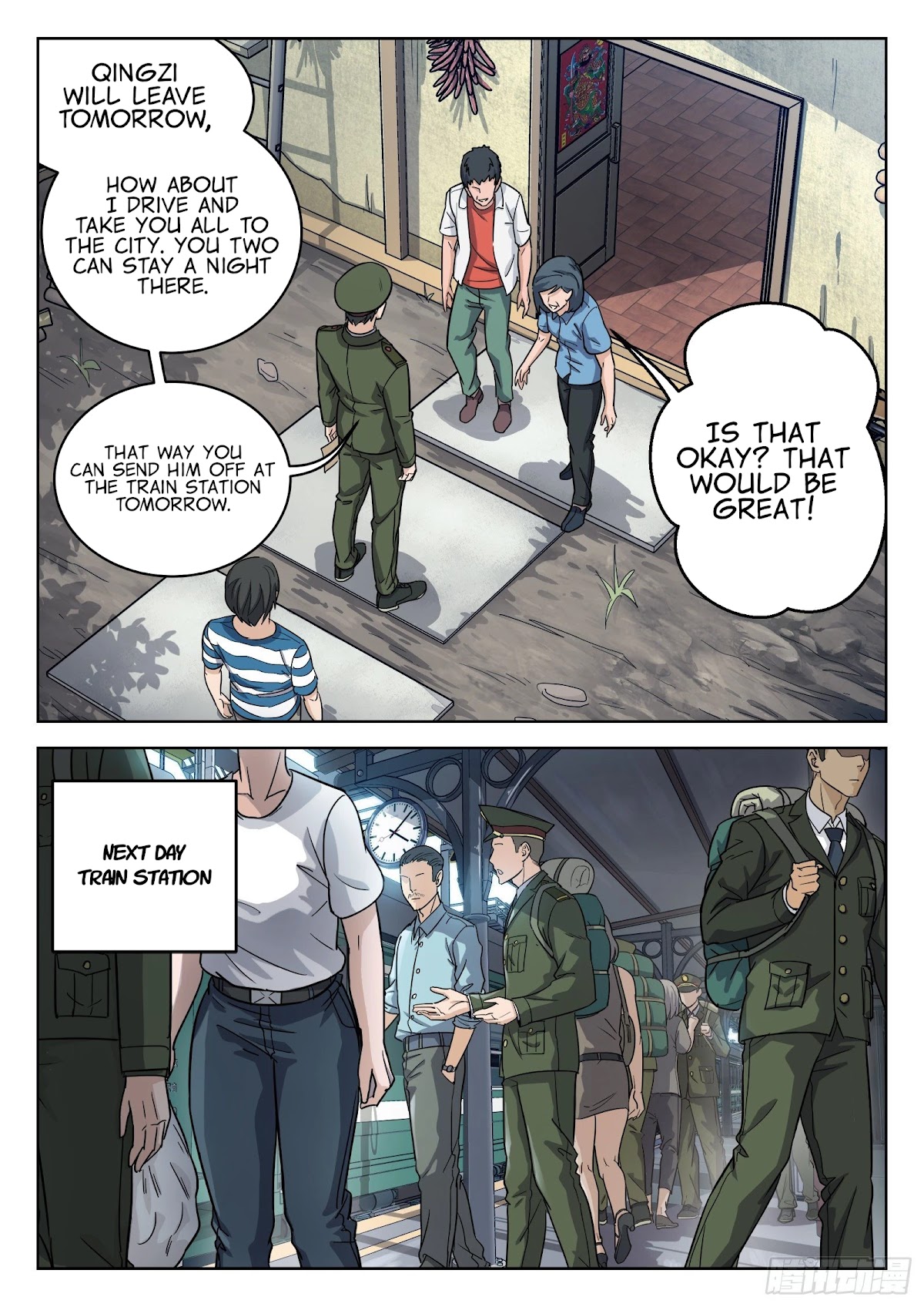 Beyond the Sky Chapter 11 page 10 - Chapter 11: Send-Off