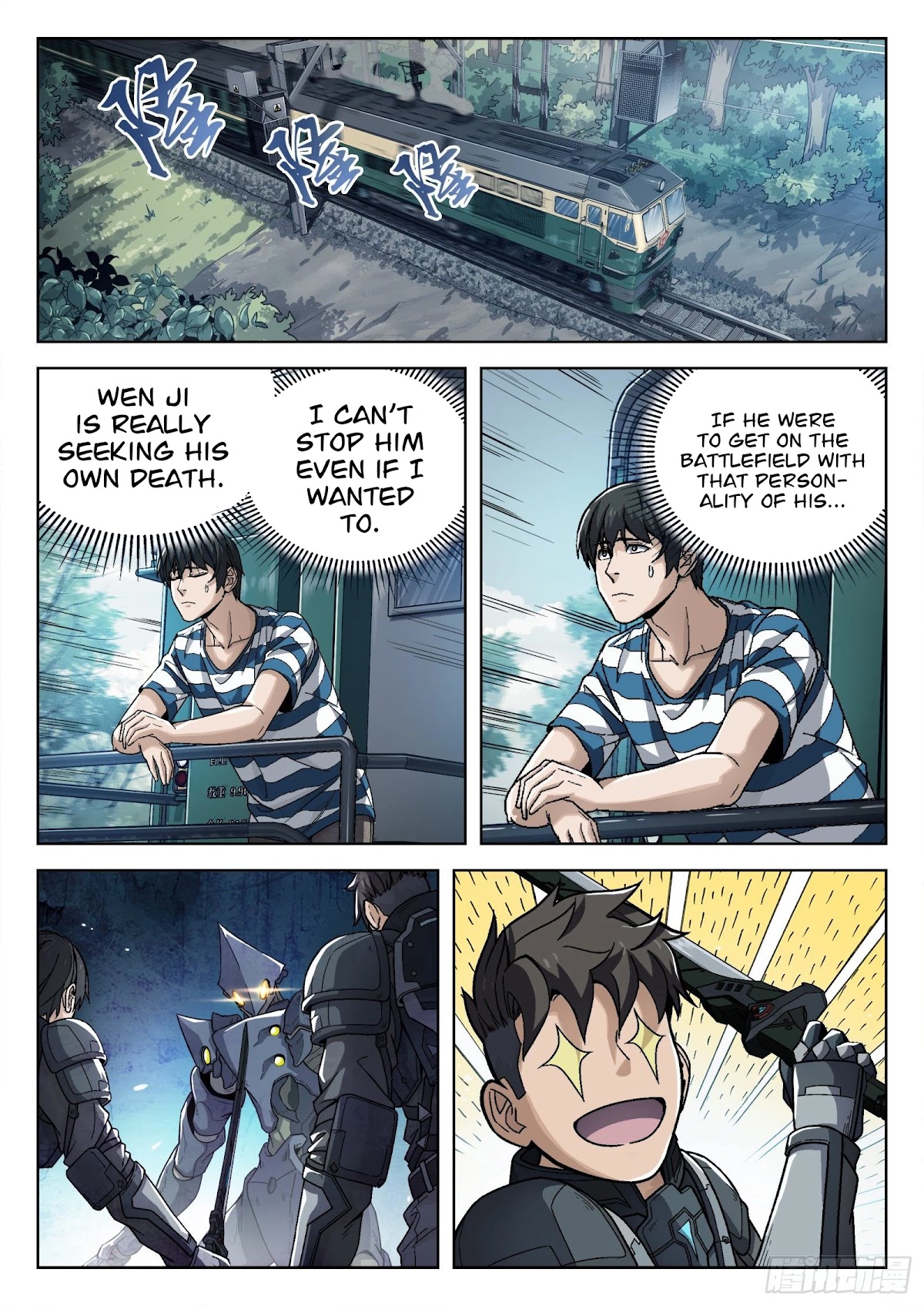 Beyond the Sky Chapter 13 page 1 - Chapter 13: New Recruits Reporting