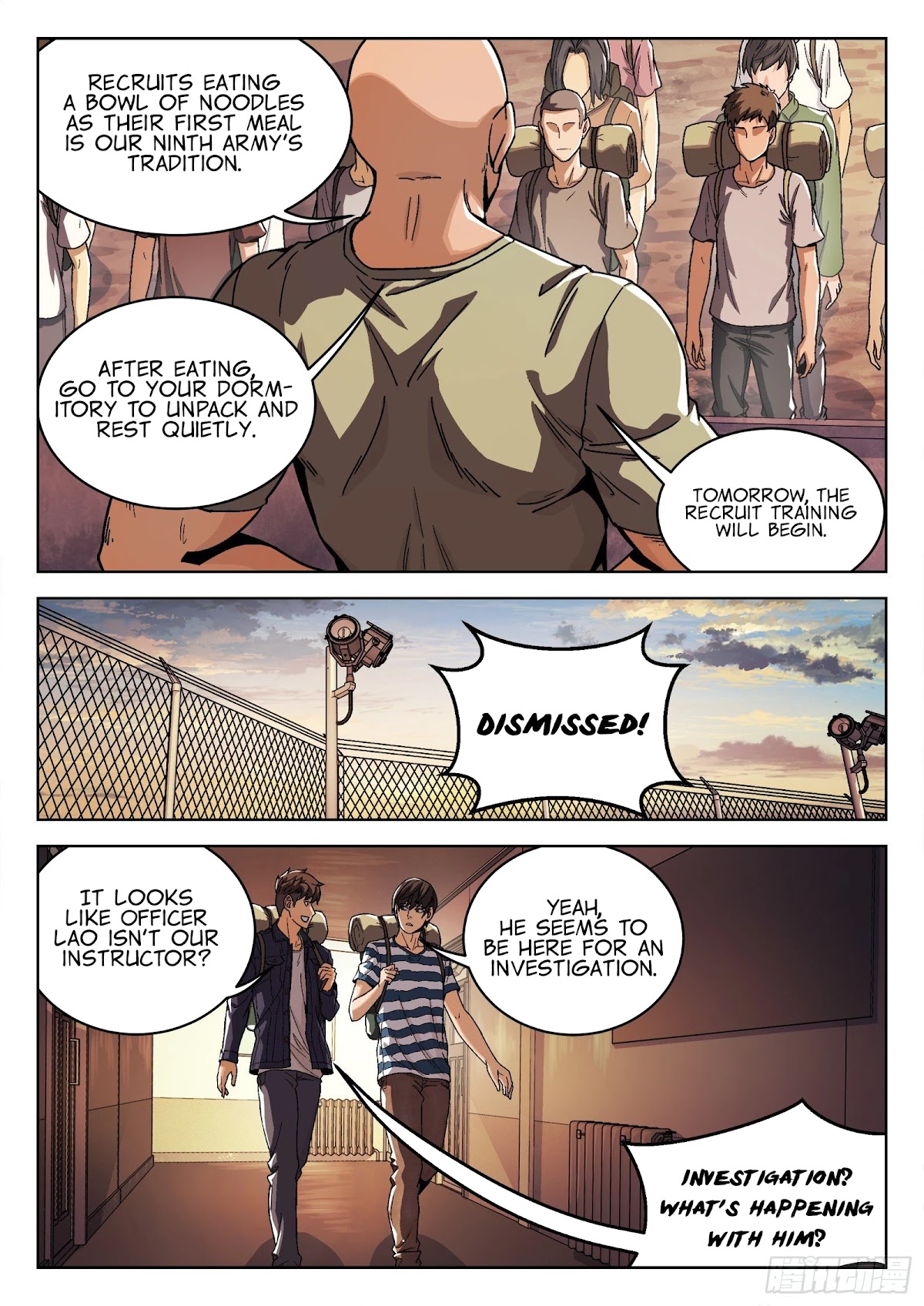 Beyond the Sky Chapter 13 page 11 - Chapter 13: New Recruits Reporting
