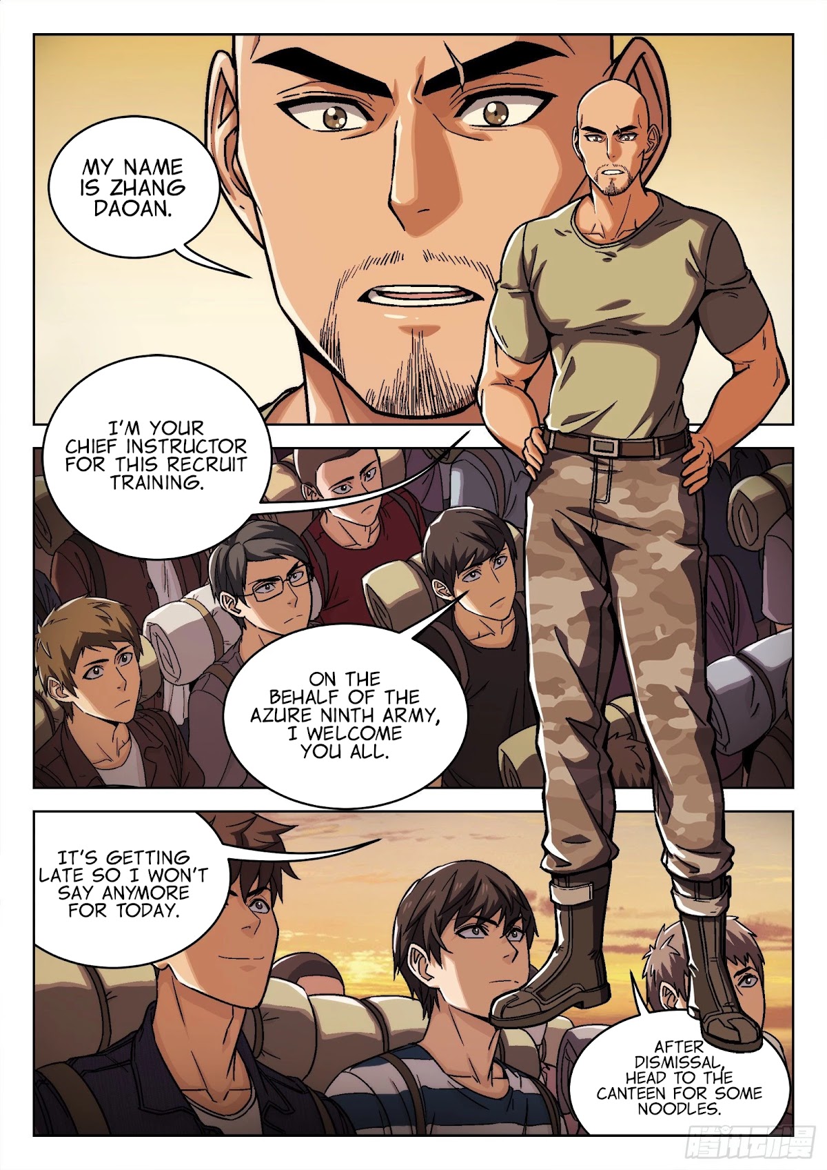 Beyond the Sky Chapter 13 page 9 - Chapter 13: New Recruits Reporting