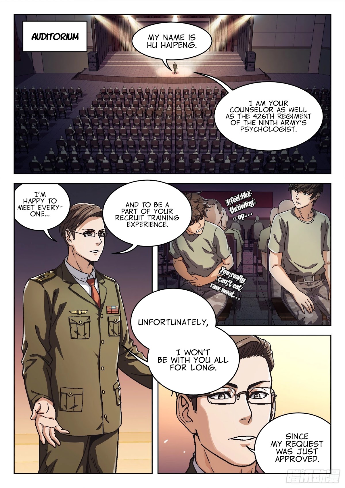 Beyond the Sky Chapter 17 page 1 - Chapter 17: Psychologist