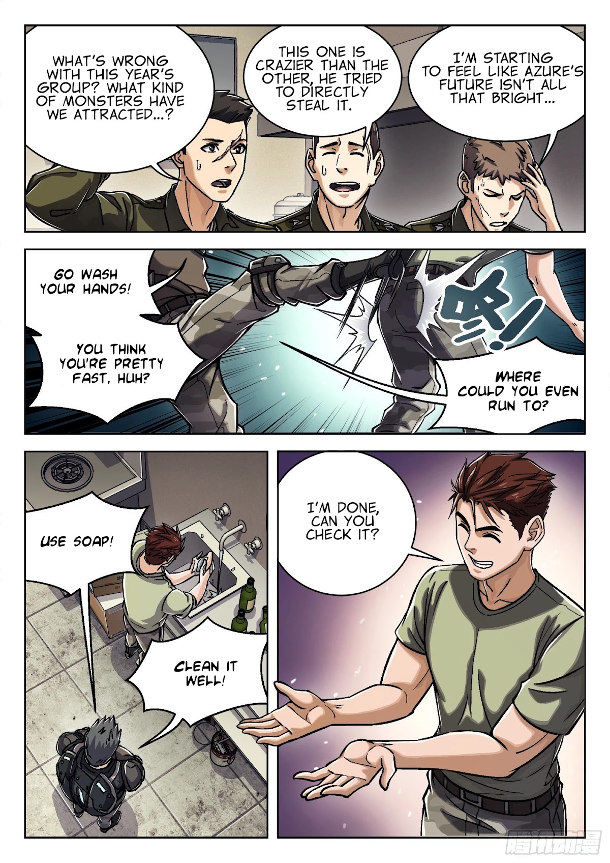 Beyond the Sky Chapter 23 page 12 - Chapter 23: Singing Military Songs
