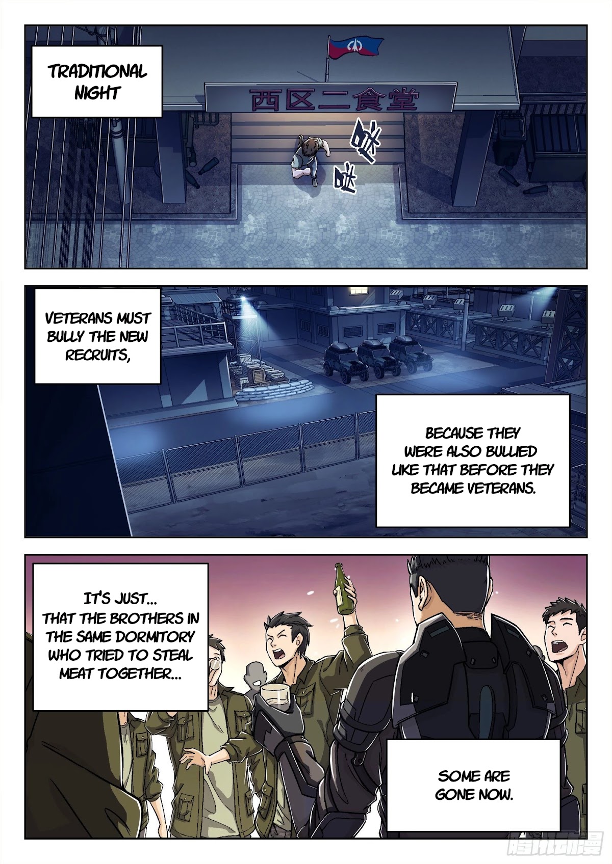 Beyond the Sky Chapter 23 page 16 - Chapter 23: Singing Military Songs