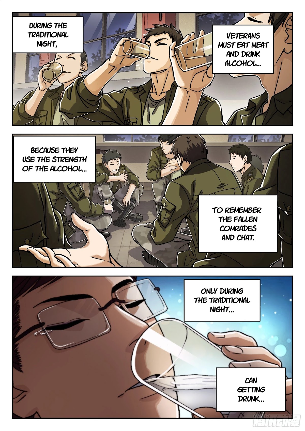 Beyond the Sky Chapter 23 page 17 - Chapter 23: Singing Military Songs