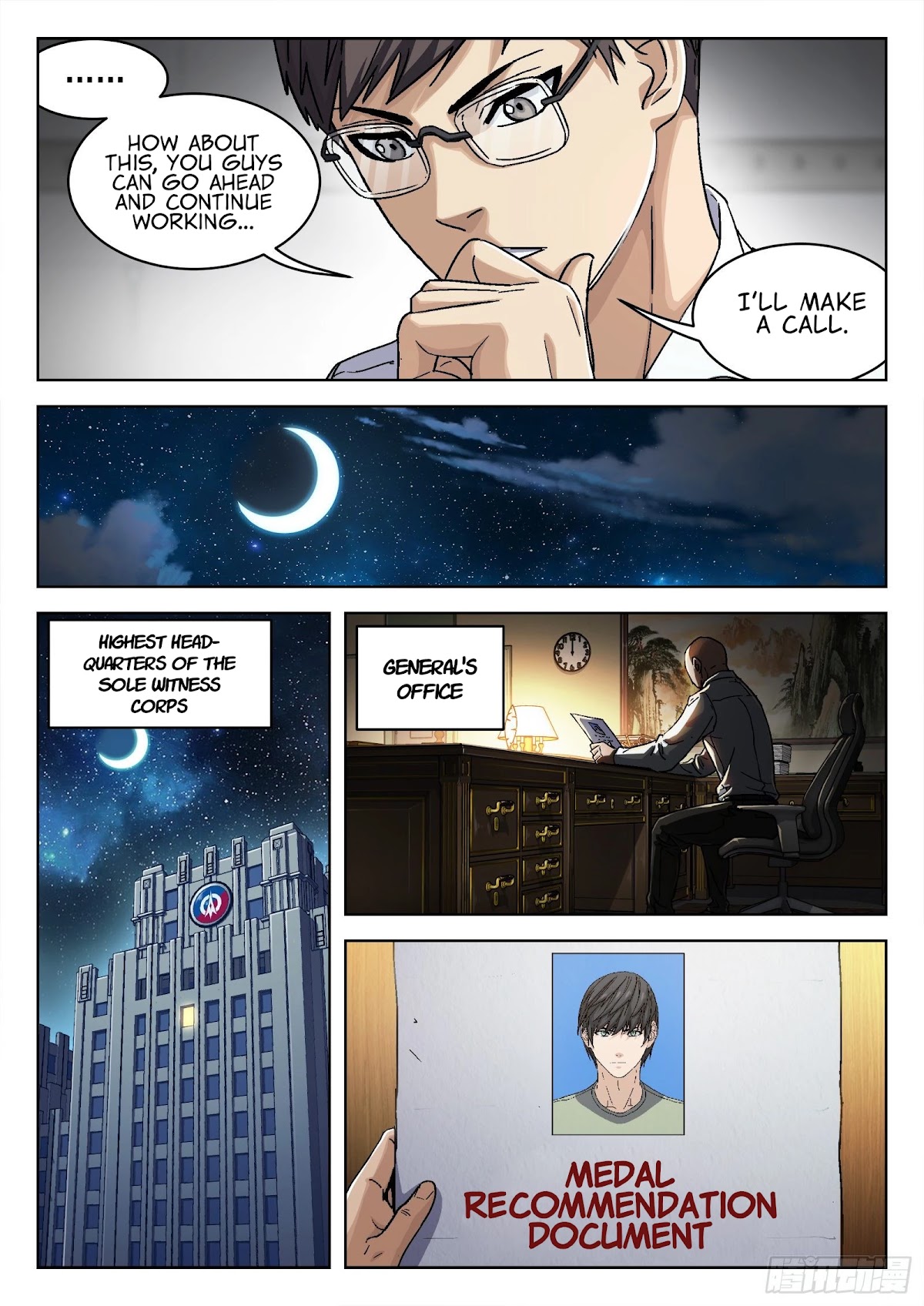 Beyond the Sky Chapter 38 page 12 - Chapter 38: Reporting To The General