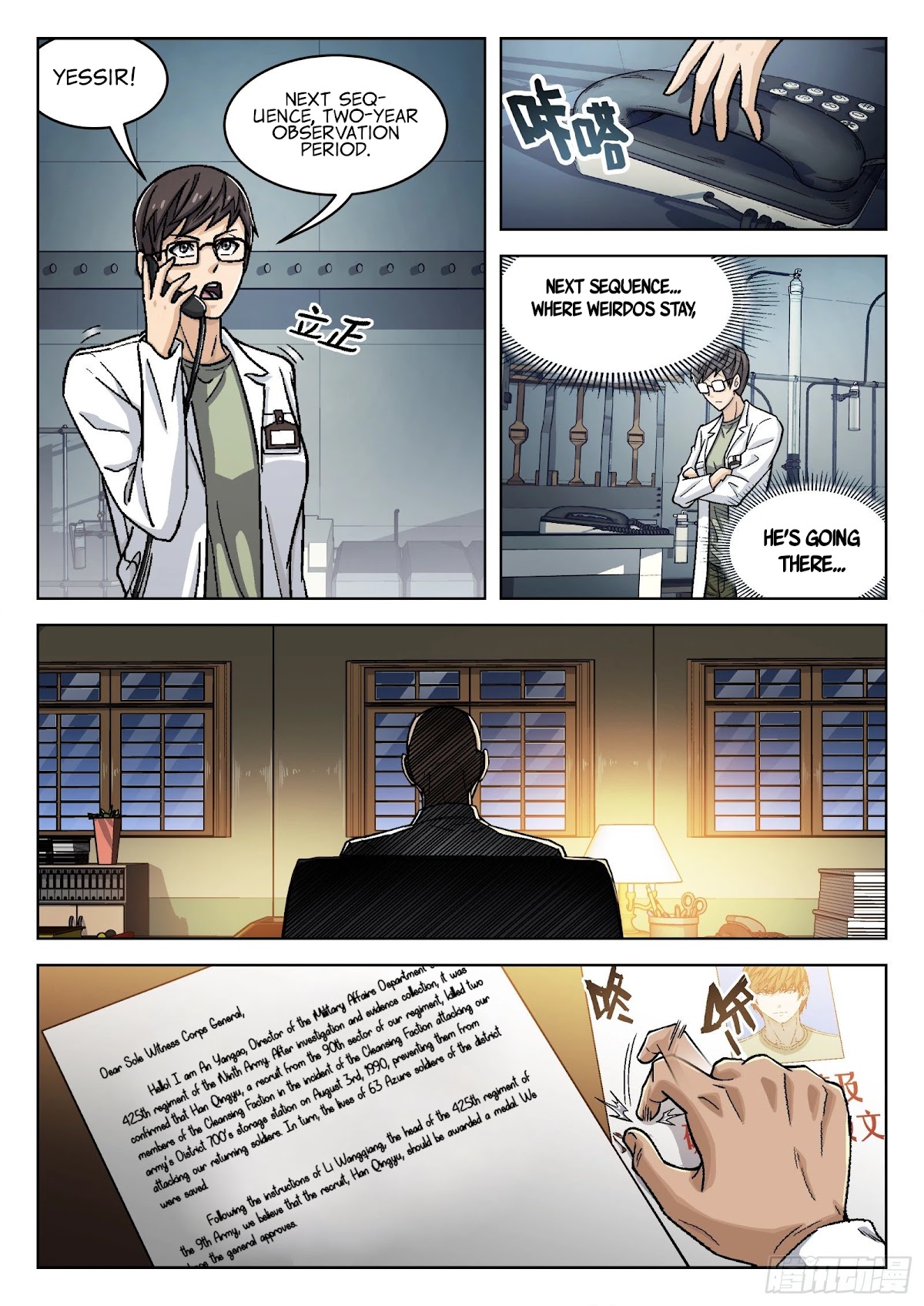 Beyond the Sky Chapter 38 page 15 - Chapter 38: Reporting To The General
