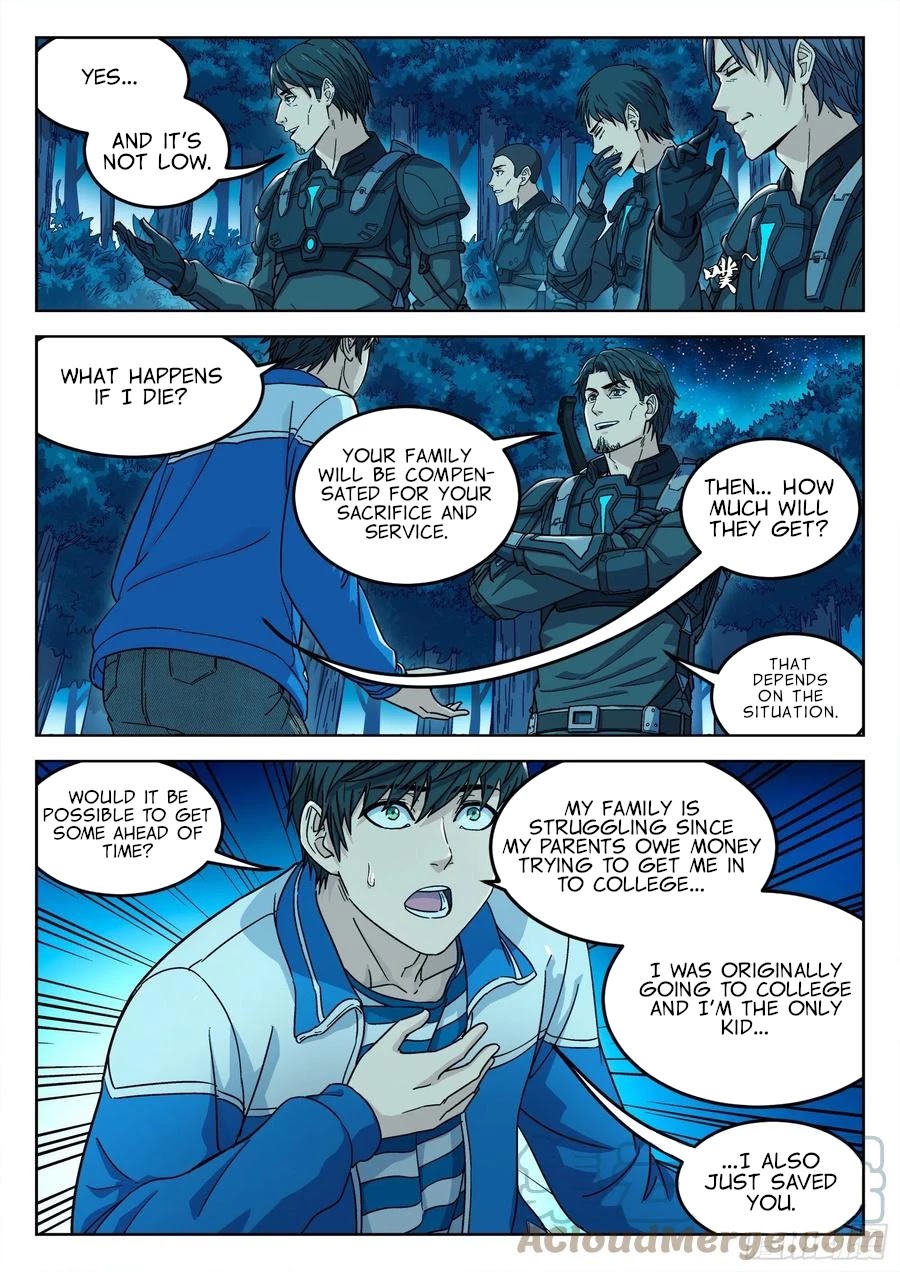 Beyond the Sky Chapter 4 page 11 - Chapter 4: Become A Soldier!?