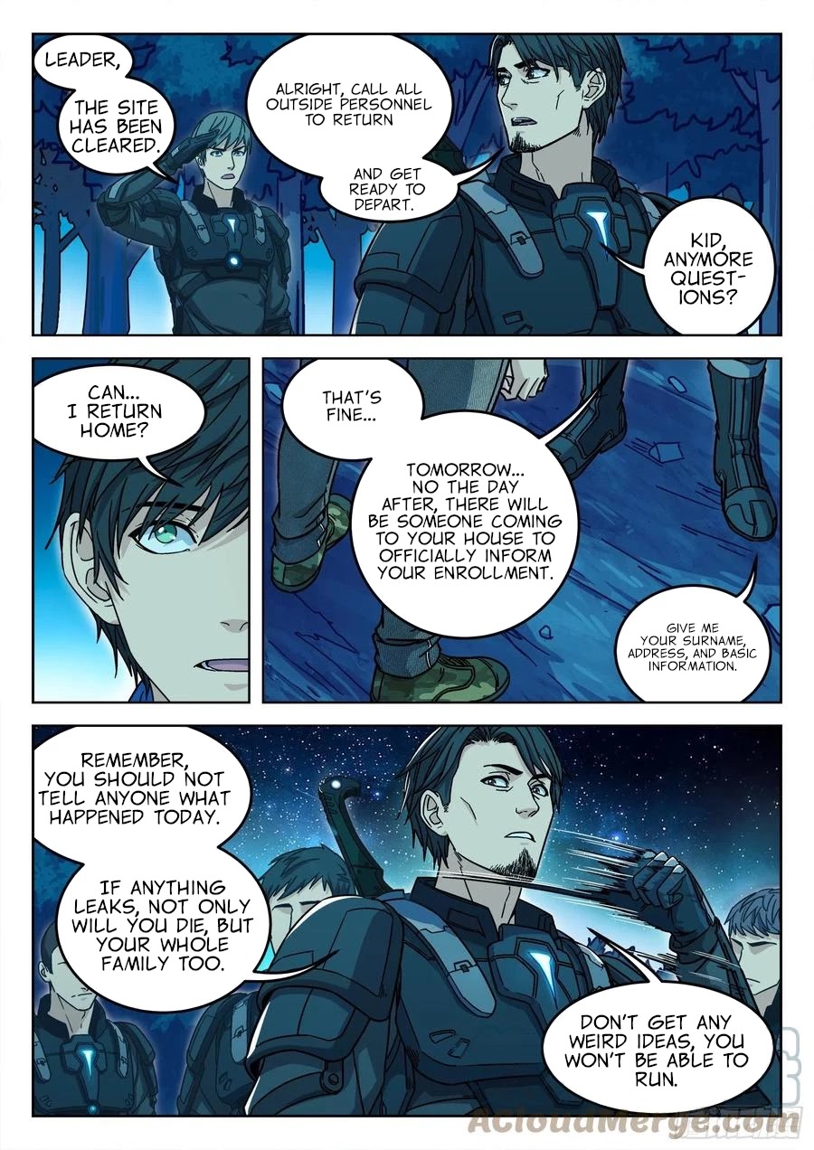 Beyond the Sky Chapter 4 page 9 - Chapter 4: Become A Soldier!?