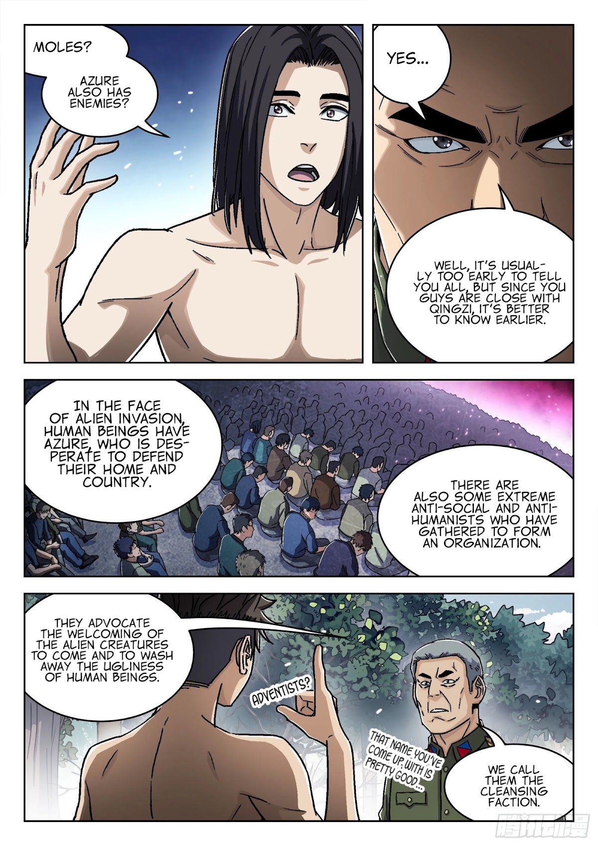 Beyond the Sky Chapter 48 page 6 - Chapter 48: Cleansing Faction