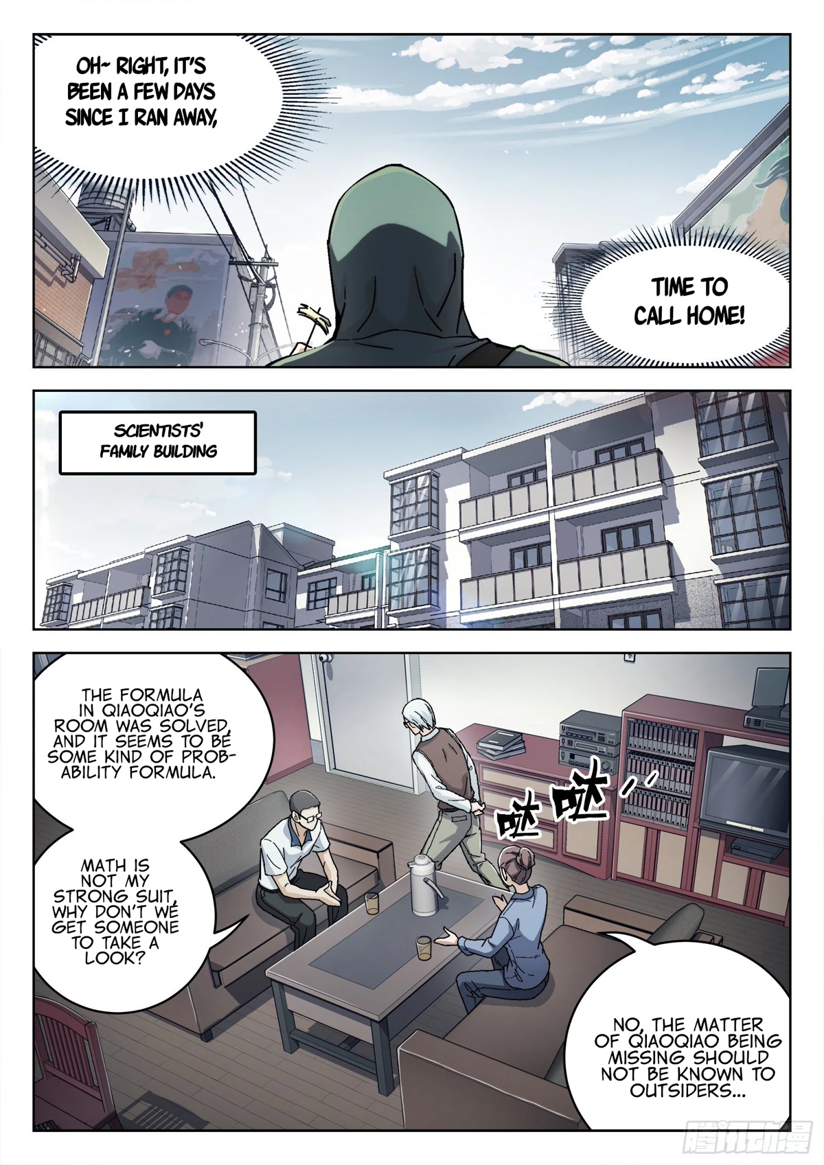 Beyond the Sky Chapter 56 page 13 - Chapter 56: Run Away From Home