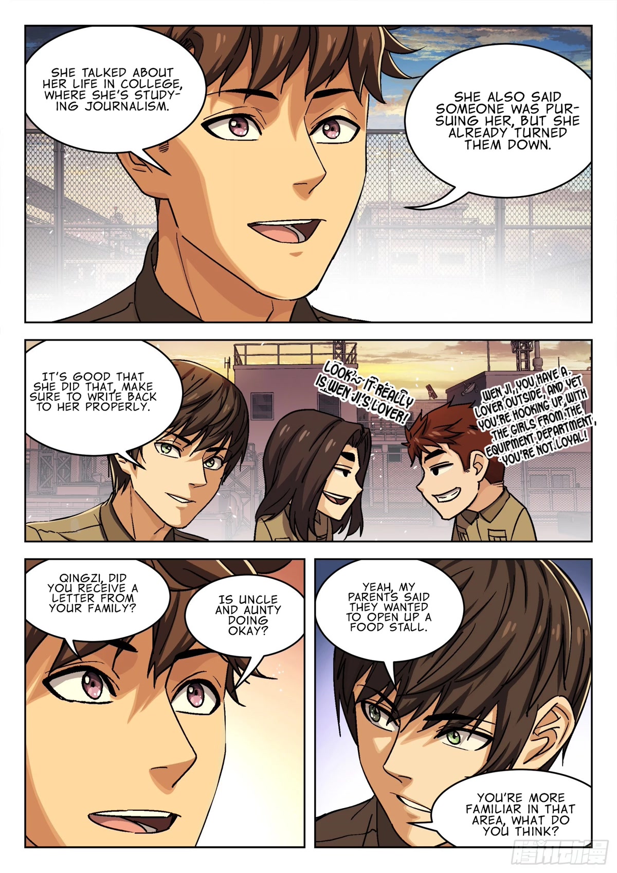 Beyond the Sky Chapter 82 page 10 - Chapter 82: I want to go to the frontlines