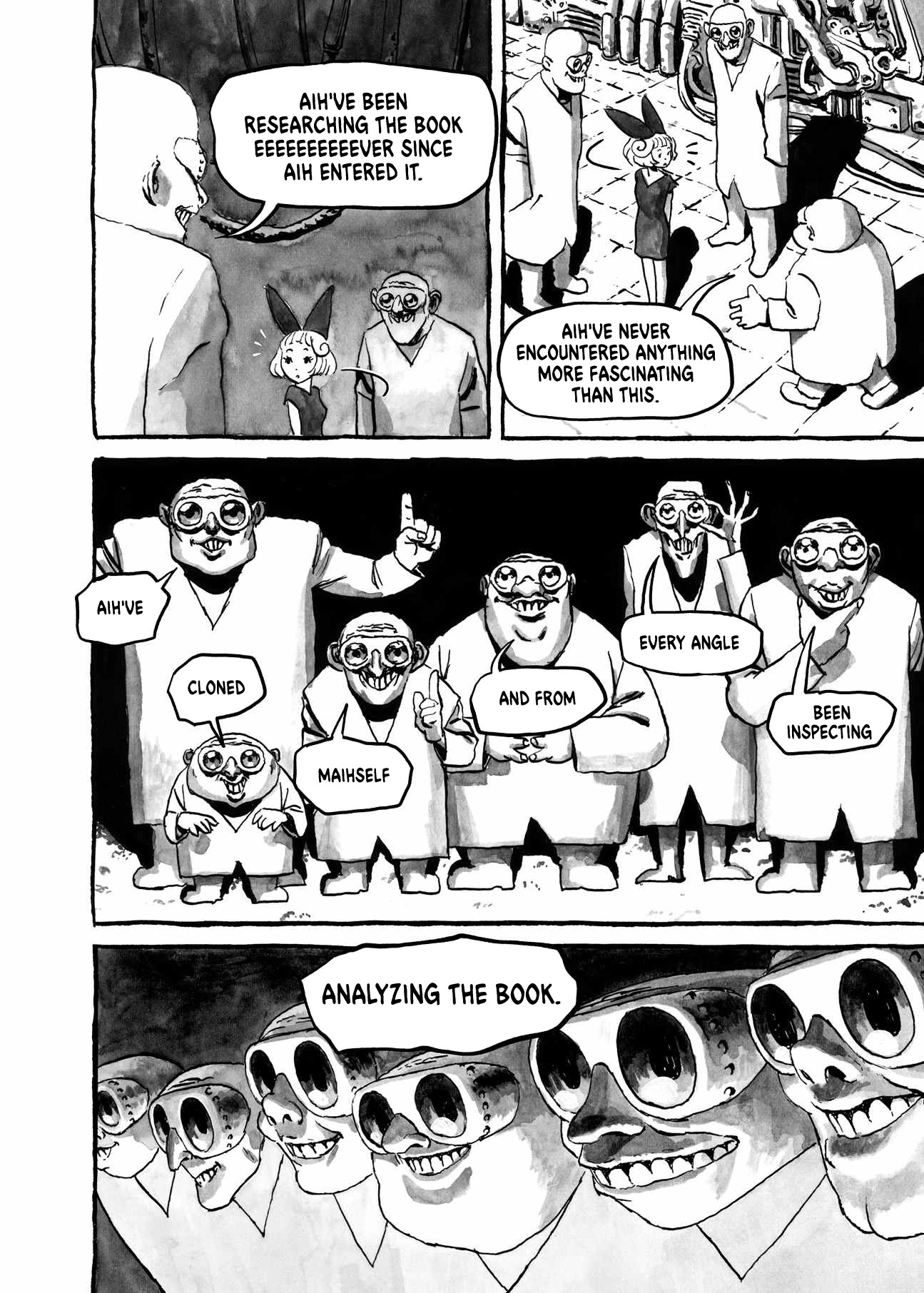 BIBLIOMANIA Chapter 6 page 15 - Chapter 6: The Tombstone of Room 268 and the Researcher of Room 255