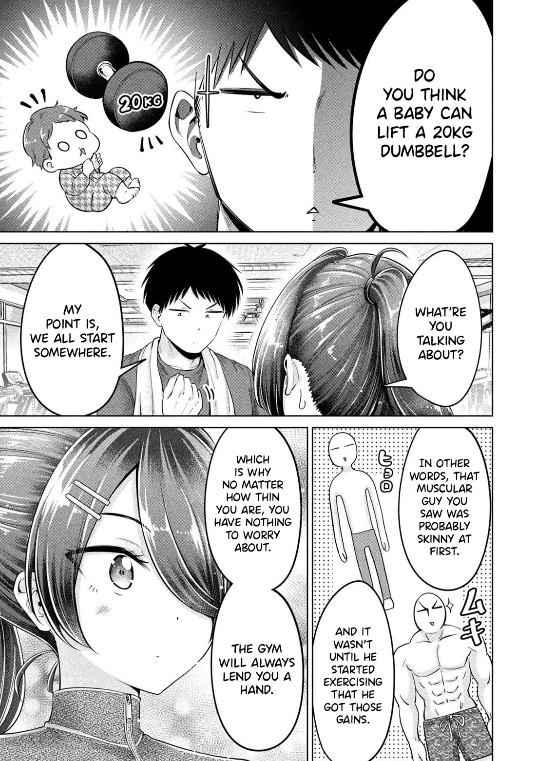 Big Muki Muki & Small Muchi Muchi Chapter 16 page 11 - Chapter 16: The swole, the chubby, the skinny
