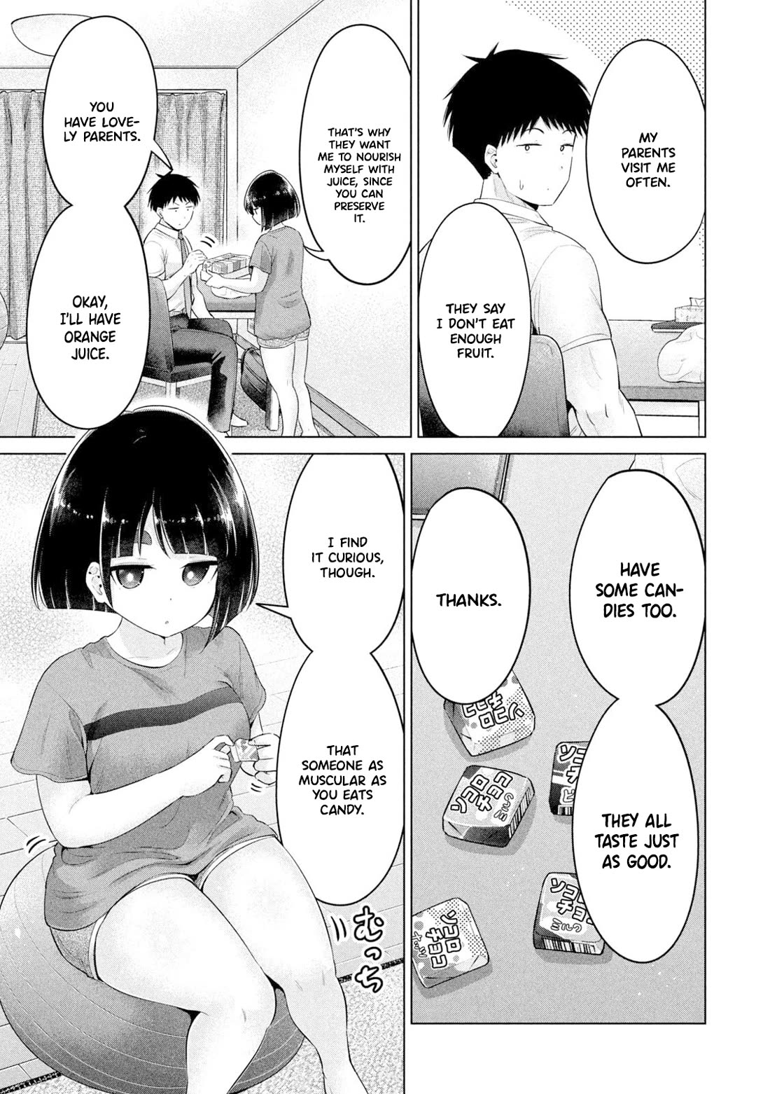 Big Muki Muki & Small Muchi Muchi Chapter 20 page 7 - Chapter 20: The swole, the chubby, and the candies
