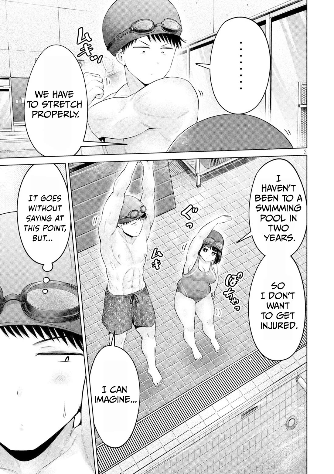 Big Muki Muki & Small Muchi Muchi Chapter 25 page 3 - Chapter 25: Swole and Pudgy at the Pool