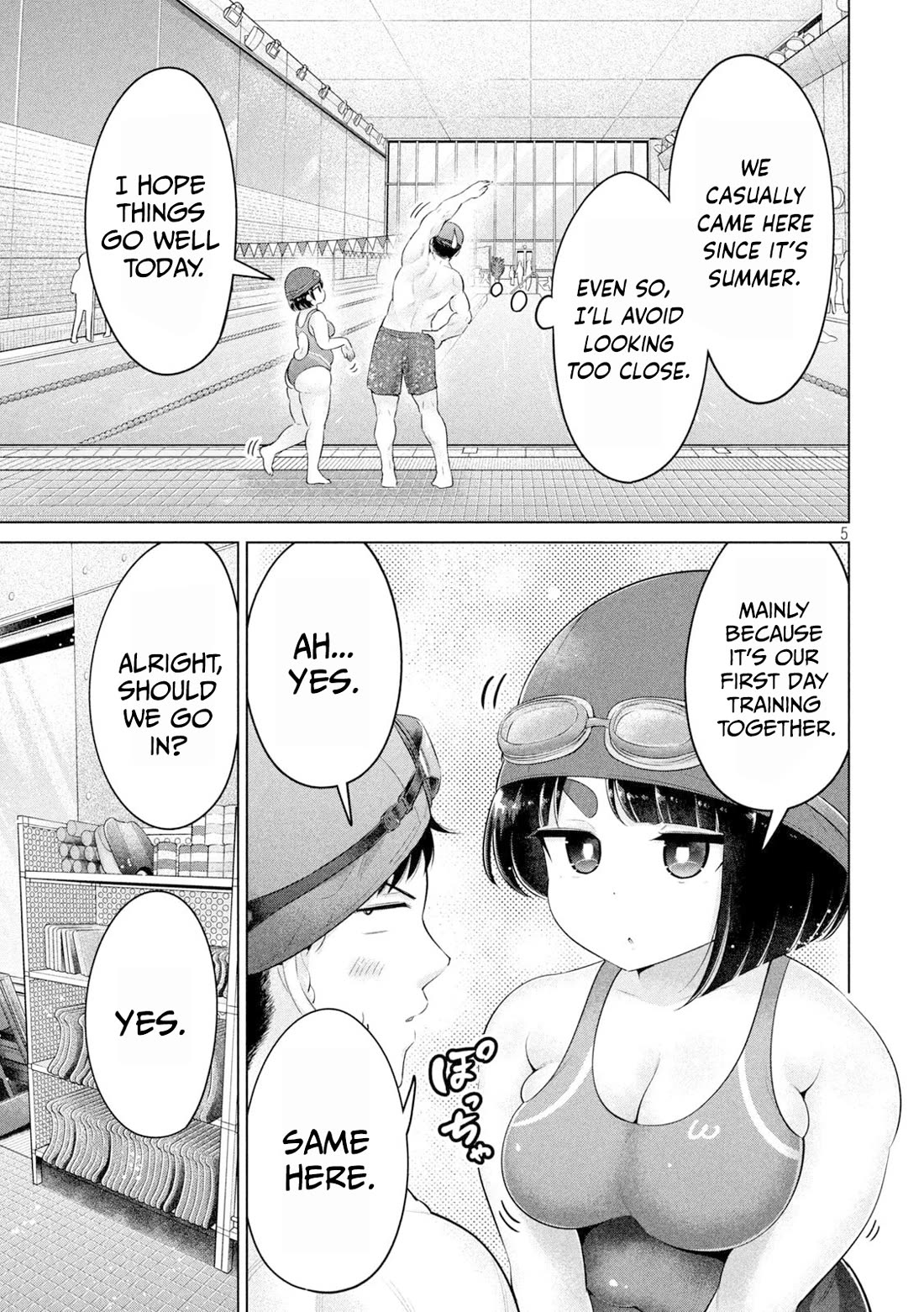 Big Muki Muki & Small Muchi Muchi Chapter 25 page 5 - Chapter 25: Swole and Pudgy at the Pool
