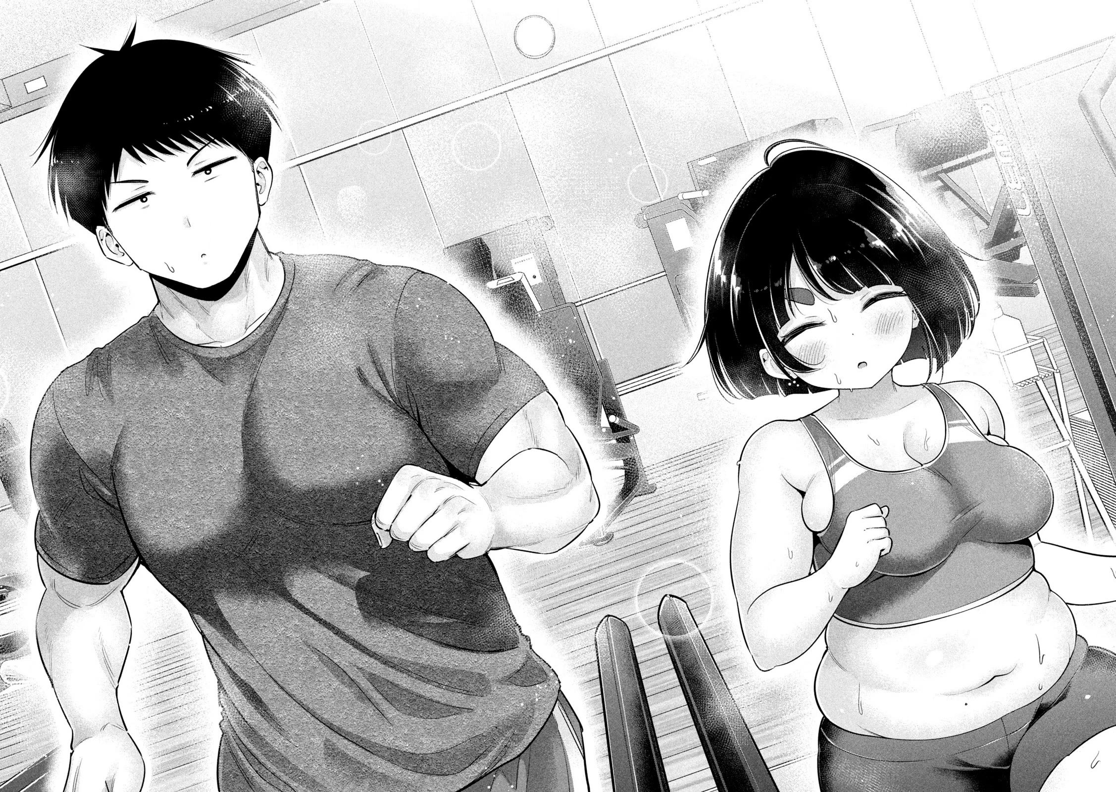 Big Muki Muki & Small Muchi Muchi Chapter 27 page 12 - Chapter 27: The swole, the pudgy, and the treadmill