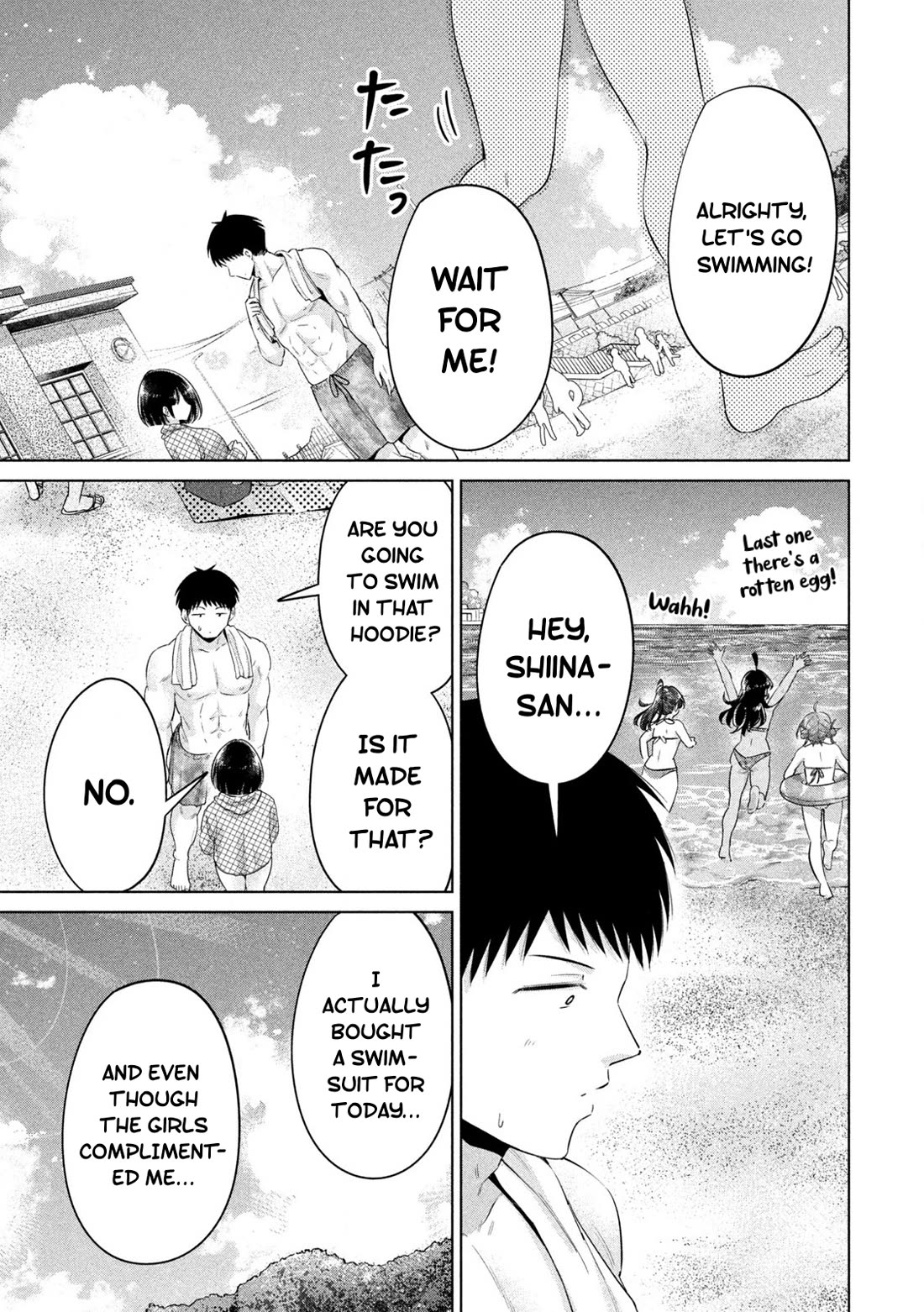 Big Muki Muki & Small Muchi Muchi Chapter 32 page 9 - Chapter 32: The swole, the chubby, the toned, the flexible, and the skinny at the beach
