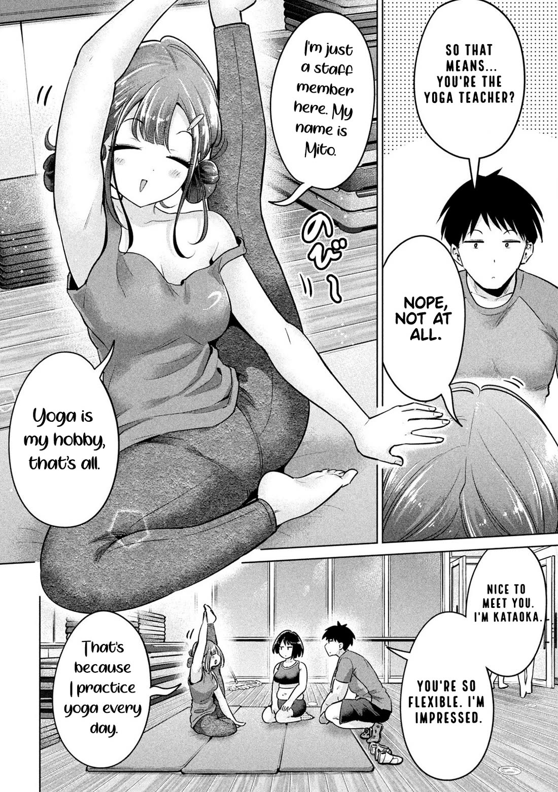 Big Muki Muki & Small Muchi Muchi Chapter 7 page 4 - Chapter 7: Swole, Chubby, and Yoga