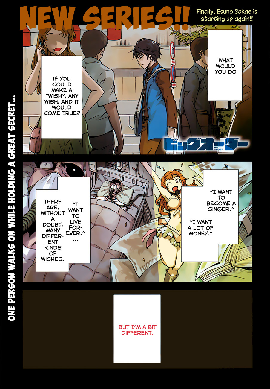 Big Order Chapter 1 page 1 - Chapter 1: Me X World
