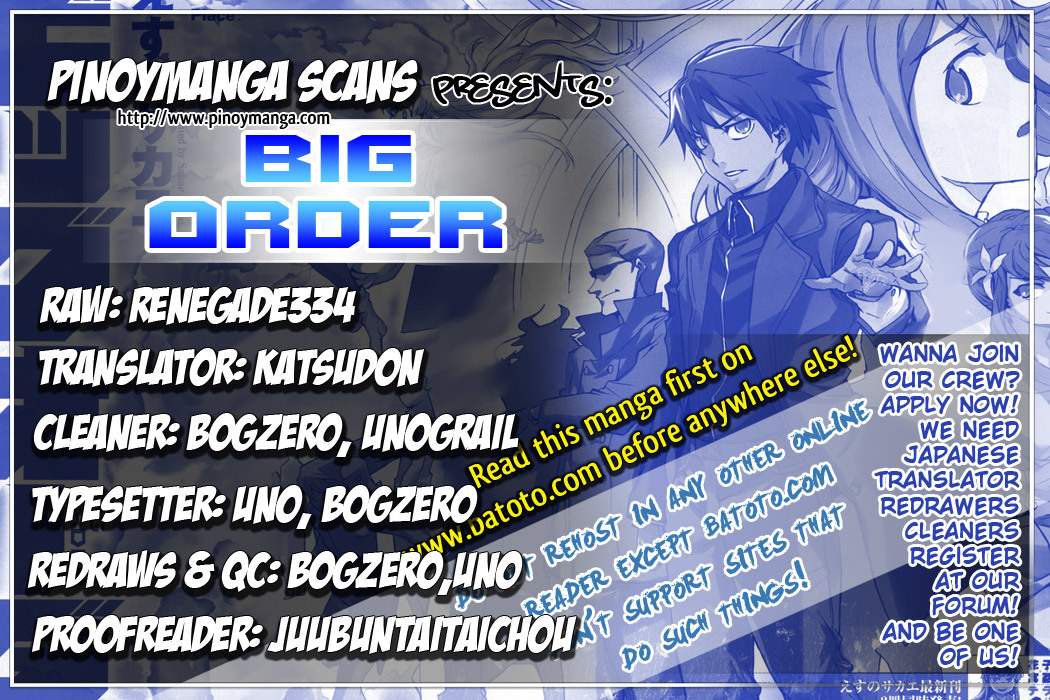 Big Order Chapter 4 page 1 - Chapter 4: Showing the Karma of the World