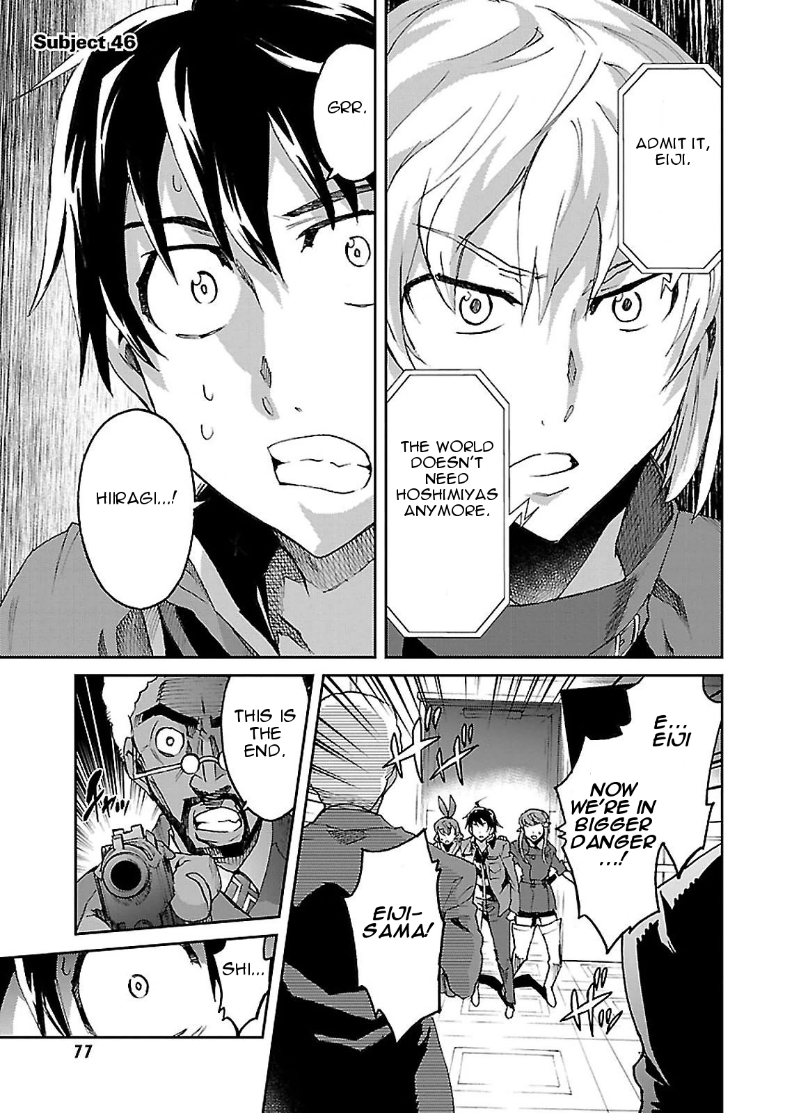 Big Order Chapter 46 page 1 - Chapter 46: 1st Hoshimiya Research Facility- Pursuit Battle