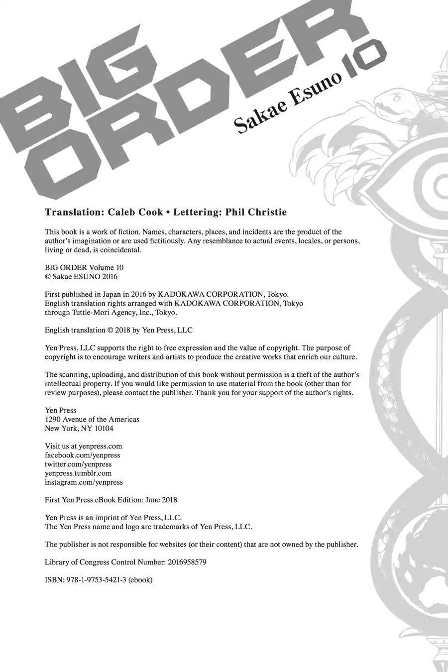 Big Order Chapter 53.5 page 17 - Vol.10 Epilogue: All the Best, Everyone