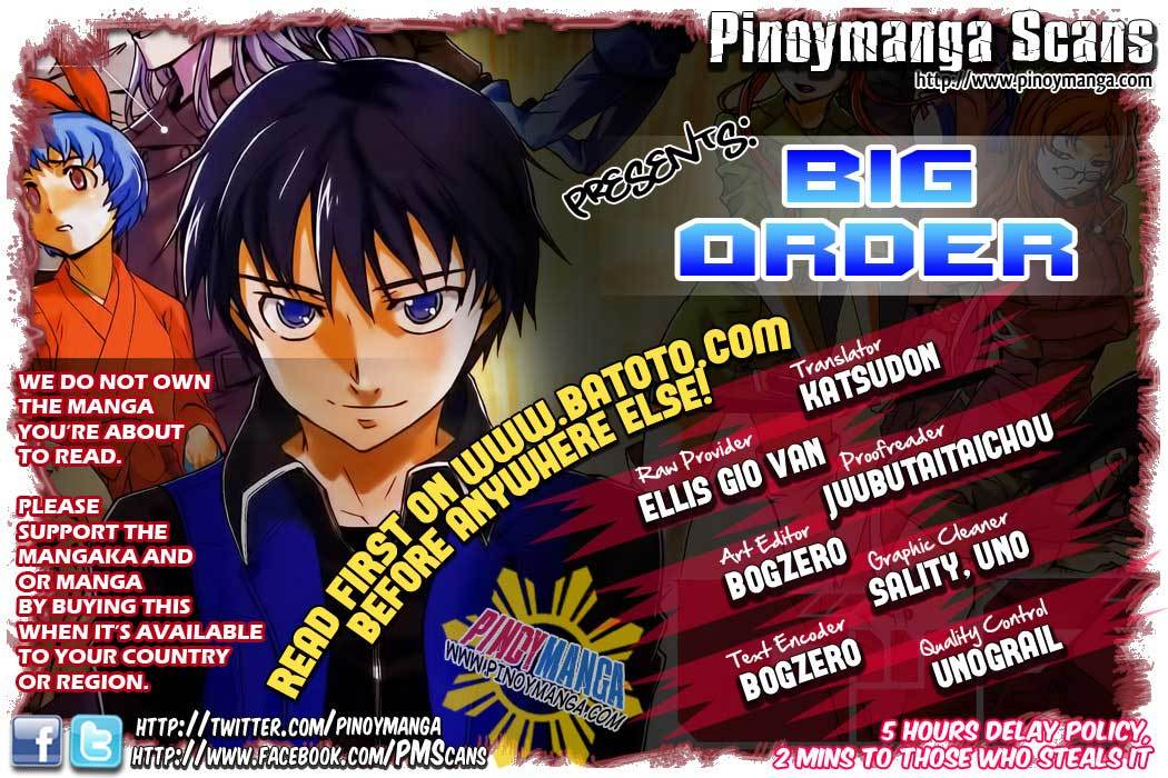 Big Order Chapter 6 page 1 - Chapter 6: The God of Stone and The Shrine Maiden