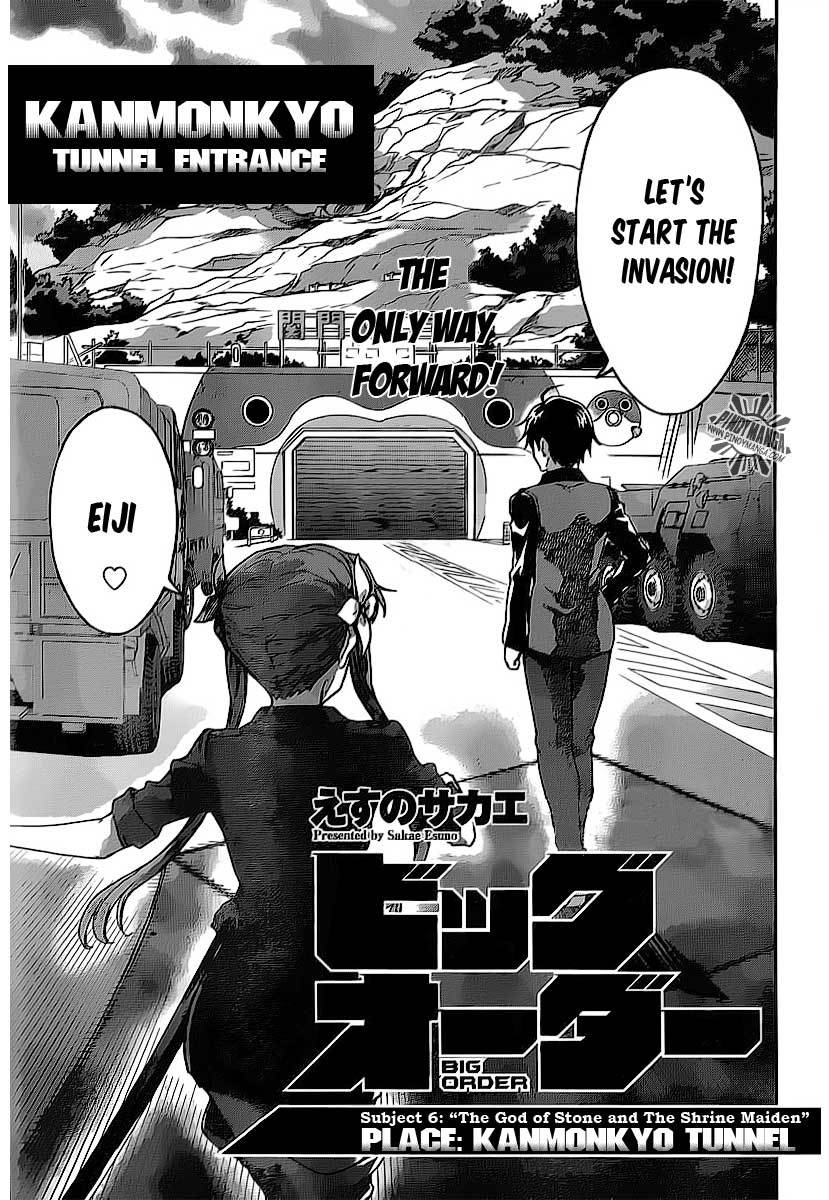 Big Order Chapter 6 page 5 - Chapter 6: The God of Stone and The Shrine Maiden