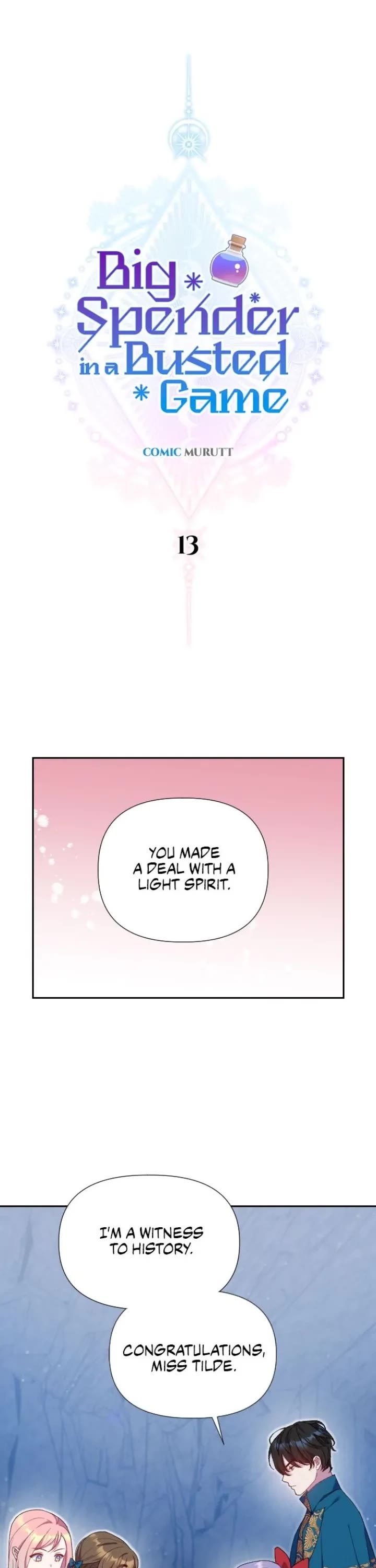 Big Spender in a Busted Game Chapter 13 page 1 - Chapter 13
