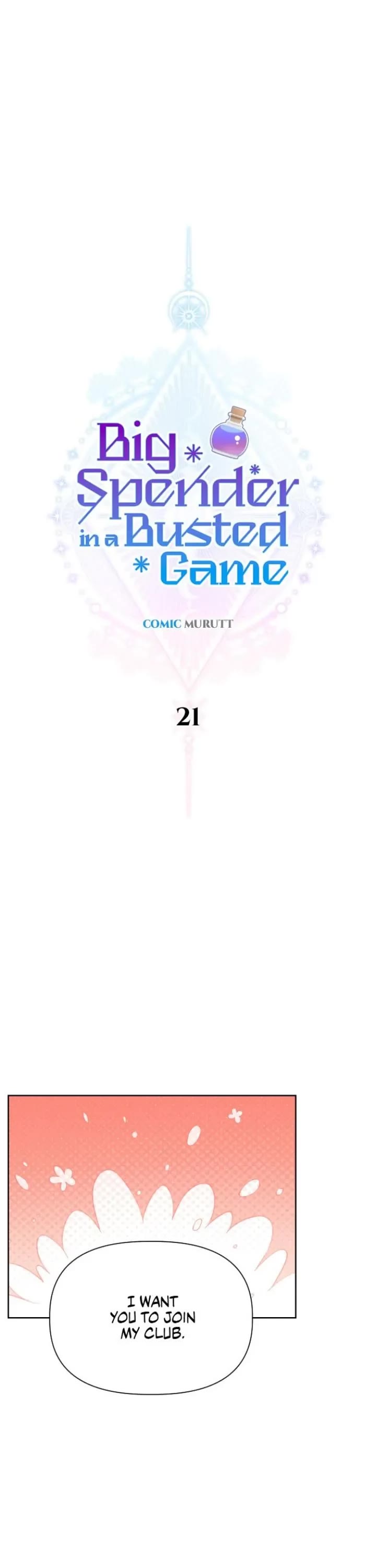 Big Spender in a Busted Game Chapter 21 page 18 - Chapter 21