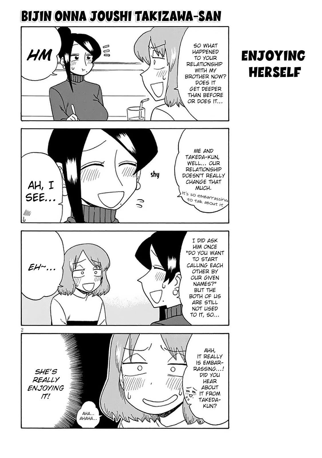 Bijin Onna Joushi Takizawa-san Chapter 103 page 2 - Chapter 103