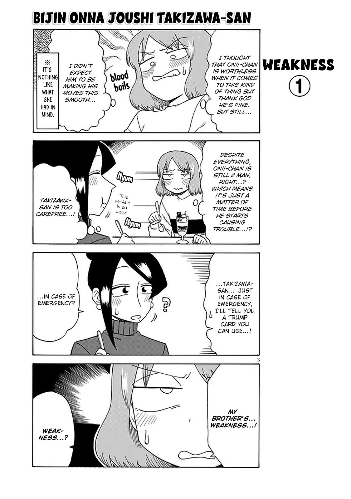 Bijin Onna Joushi Takizawa-san Chapter 103 page 3 - Chapter 103
